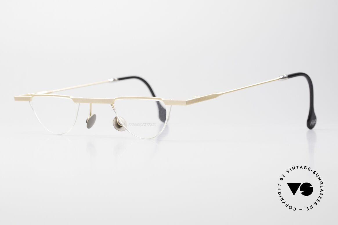 Passe Partout 09A Reading Frame Bauhaus Style, filigree and cleverly devised design; simply chichi, Made for Men and Women