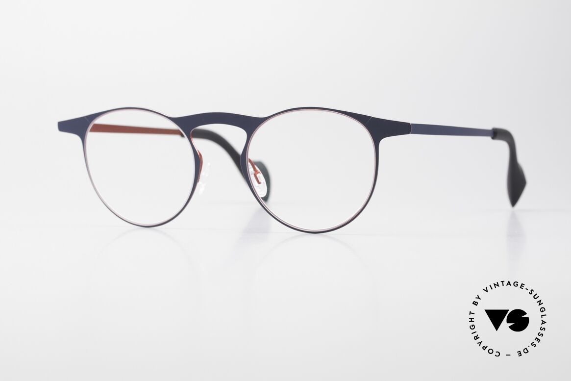 Theo Belgium Pilat Large Panto Designer Glasses, Theo Panto designer eyewear; 'Sand Dunes' series, Made for Men and Women