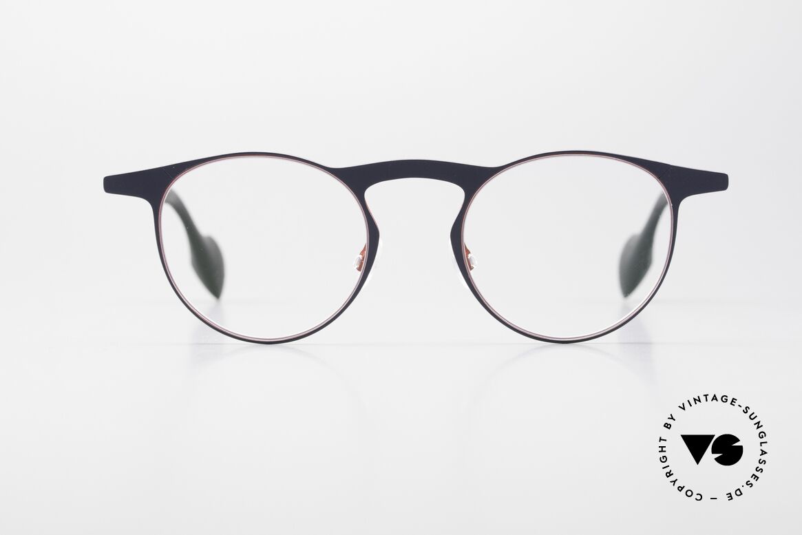 Theo Belgium Pilat Large Panto Designer Glasses, suitable for ladies and gents; in large size 47-21, Made for Men and Women
