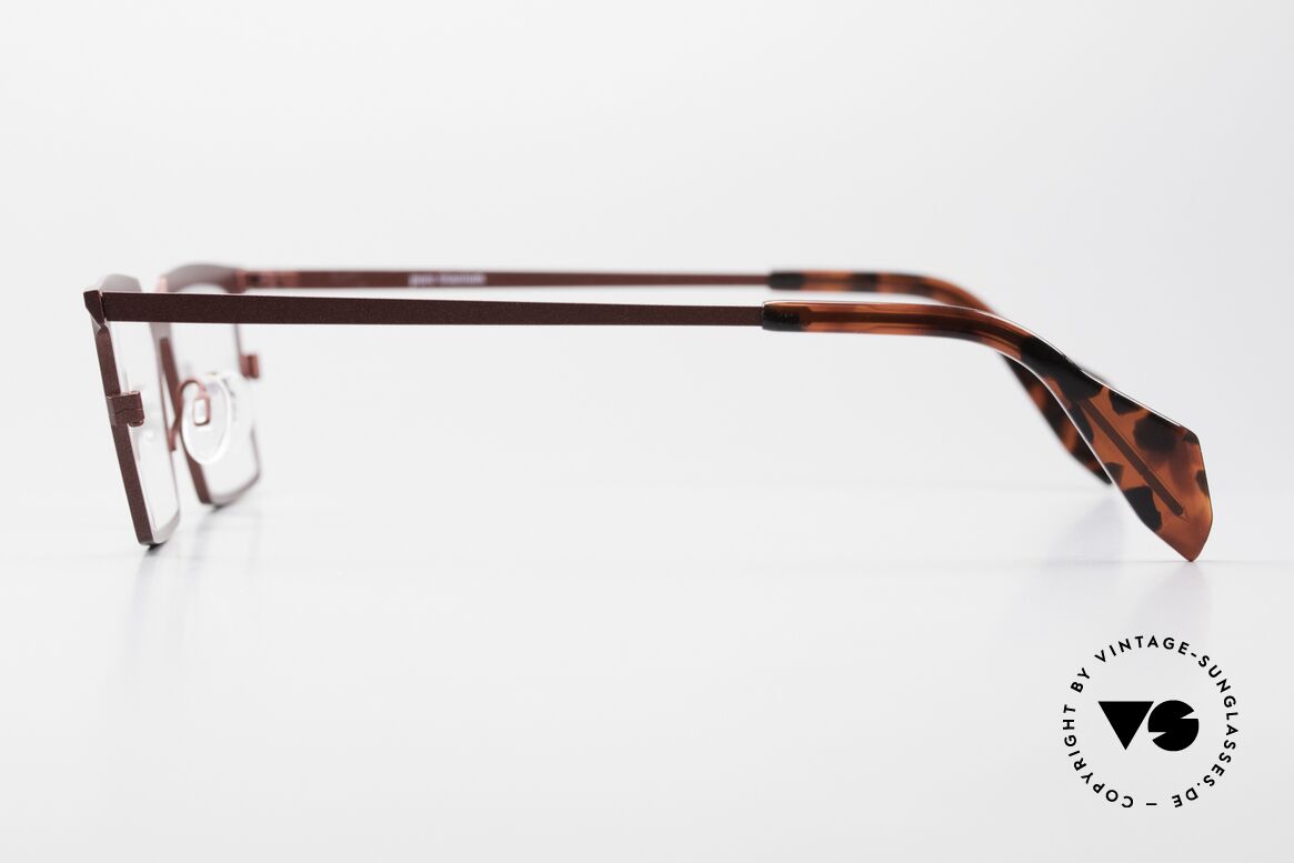 Theo Belgium Emerald Square Designer Frame Titanium, unworn (like all our rare vintage eyewear by THEO), Made for Men and Women