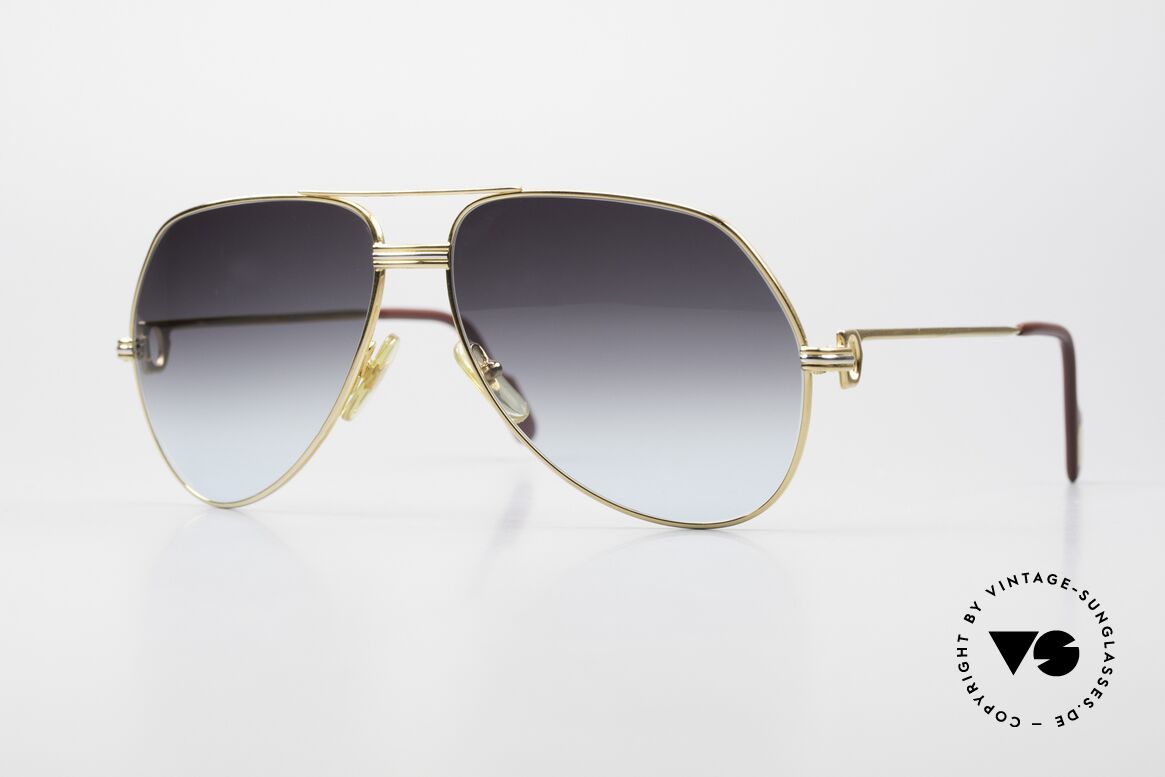 Cartier Vendome LC - L From Gray To Blue Gradient, Vendome = the most famous eyewear design by CARTIER, Made for Men and Women