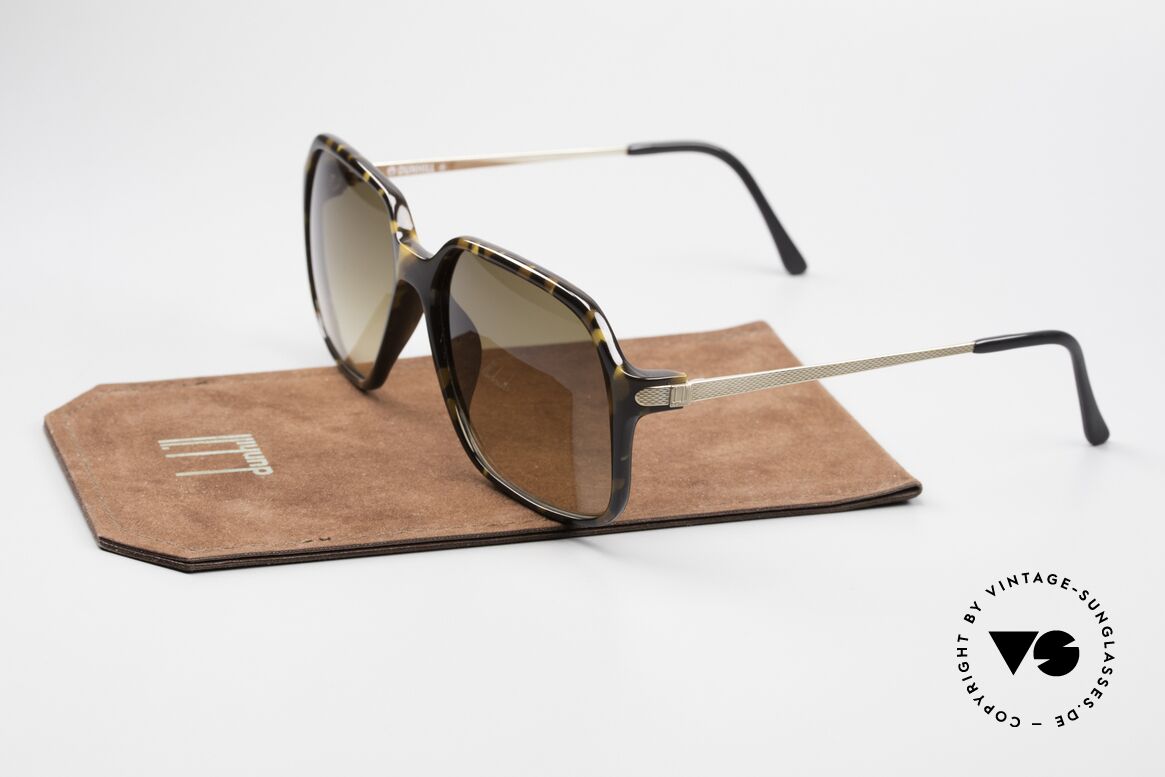 Dunhill 6108 Jay Z Hip Hop Vintage Shades, noble brown-gradient sun lenses (100% UV protection), Made for Men