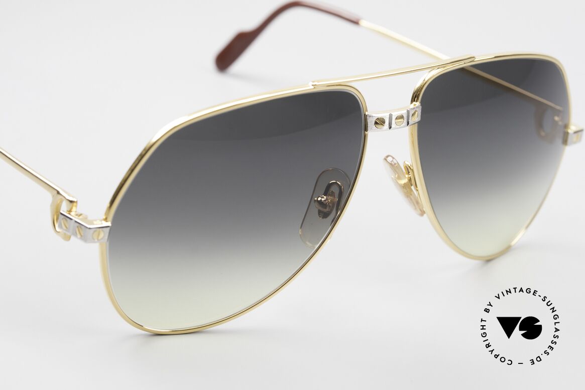 Cartier Vendome Santos - M Gray-Yellow Gradient Lenses, new, very noble lenses (gradient from gray to yellow), Made for Men and Women