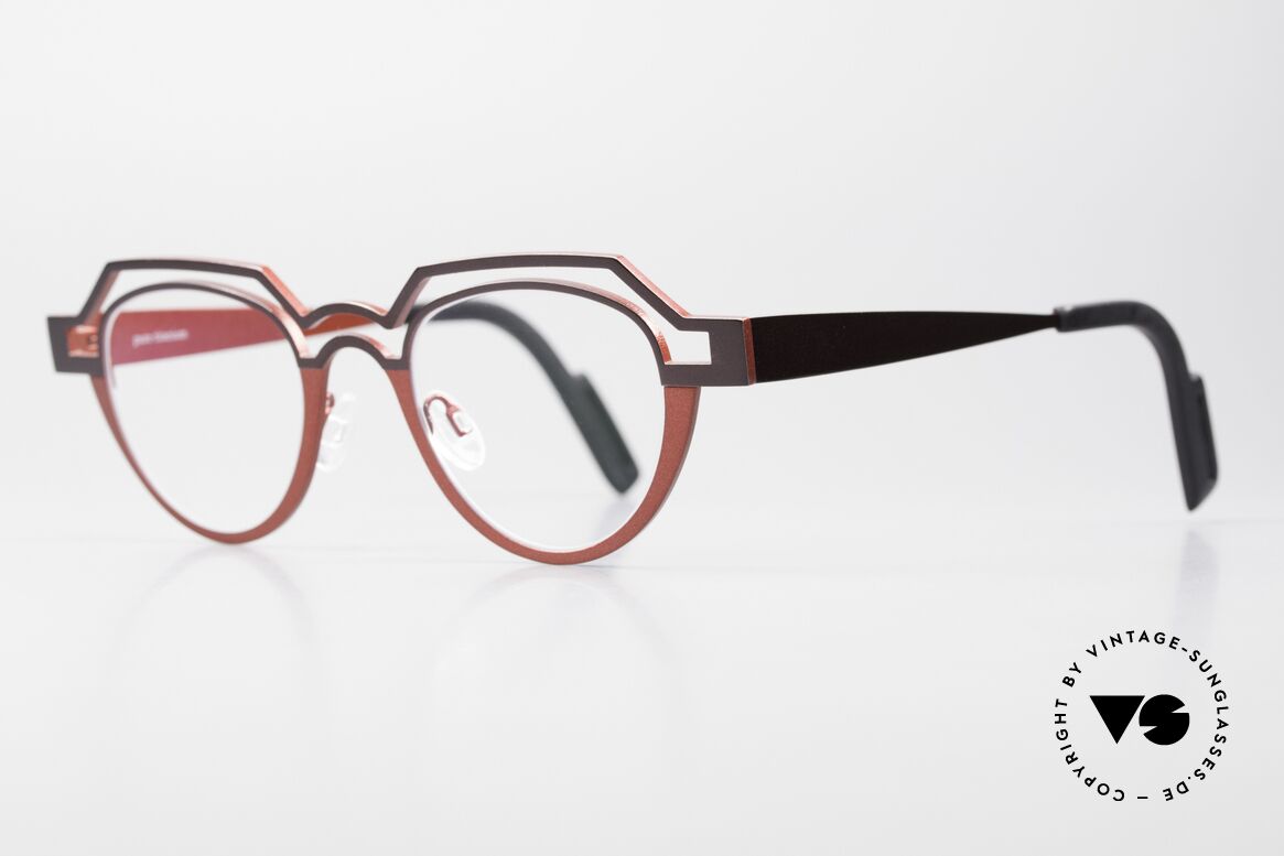 Theo Belgium Percé Designer Specs Panto Titanium, a great designer piece and truly an EYE-CATCHER, Made for Men and Women