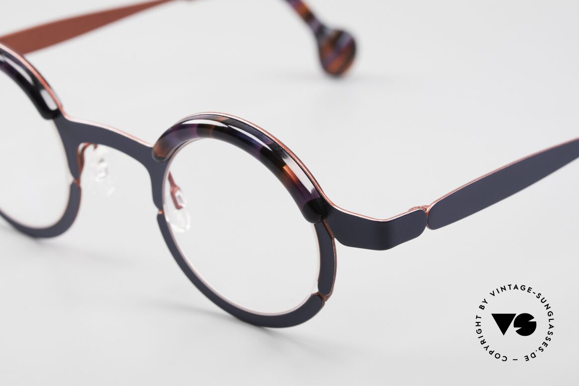 Theo Belgium Tag Round Glasses Women And Men, unworn; like all our vintage Theo eyewear specs, Made for Men and Women