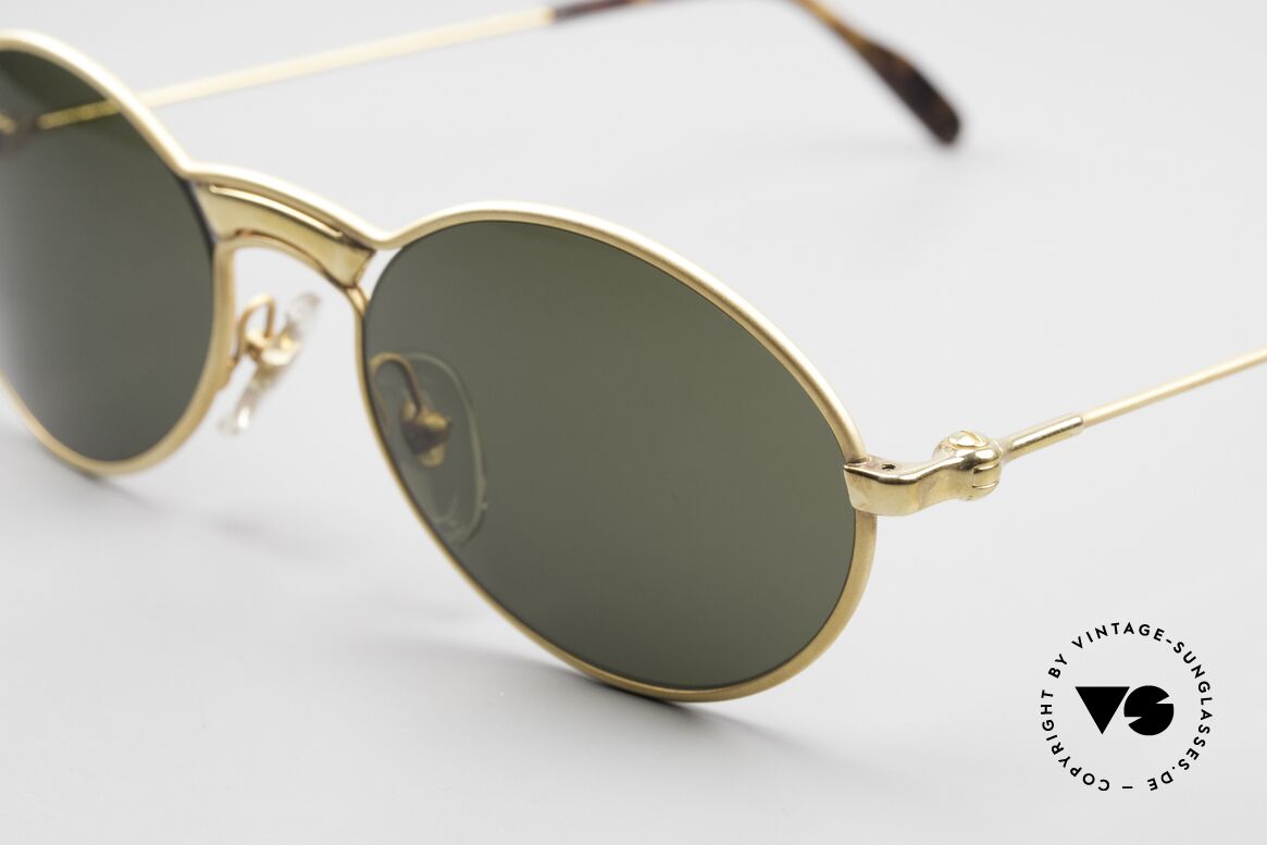 Aston Martin AM01 Oval Glasses Limited Edition, 22ct gold plated bridge and dull gold satin-finished!, Made for Men