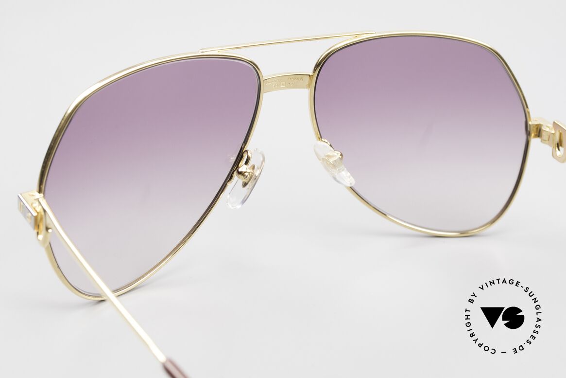 Cartier Vendome Santos - M James Bond Movie Shades 80's, lilac lenses & 130mm temples (suitable for Bond Girls ;), Made for Men and Women