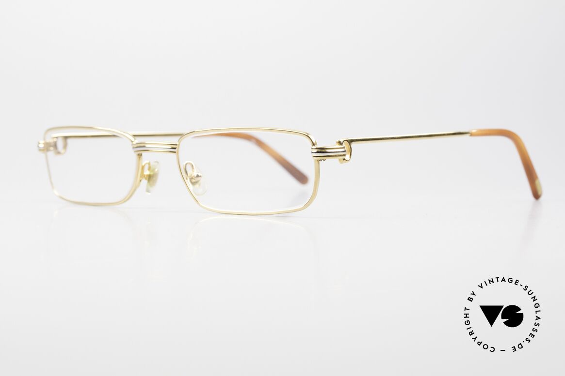 Cartier Square Reading Customized Reading Eyeglasses, Cartier Rivoli size 52/18 modified as reading glasses, Made for Men and Women