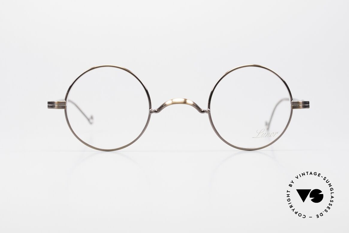 Lunor II 12 Limited Edition Antique Copper, full metal rim frame coated with a protection lacquer, Made for Men and Women