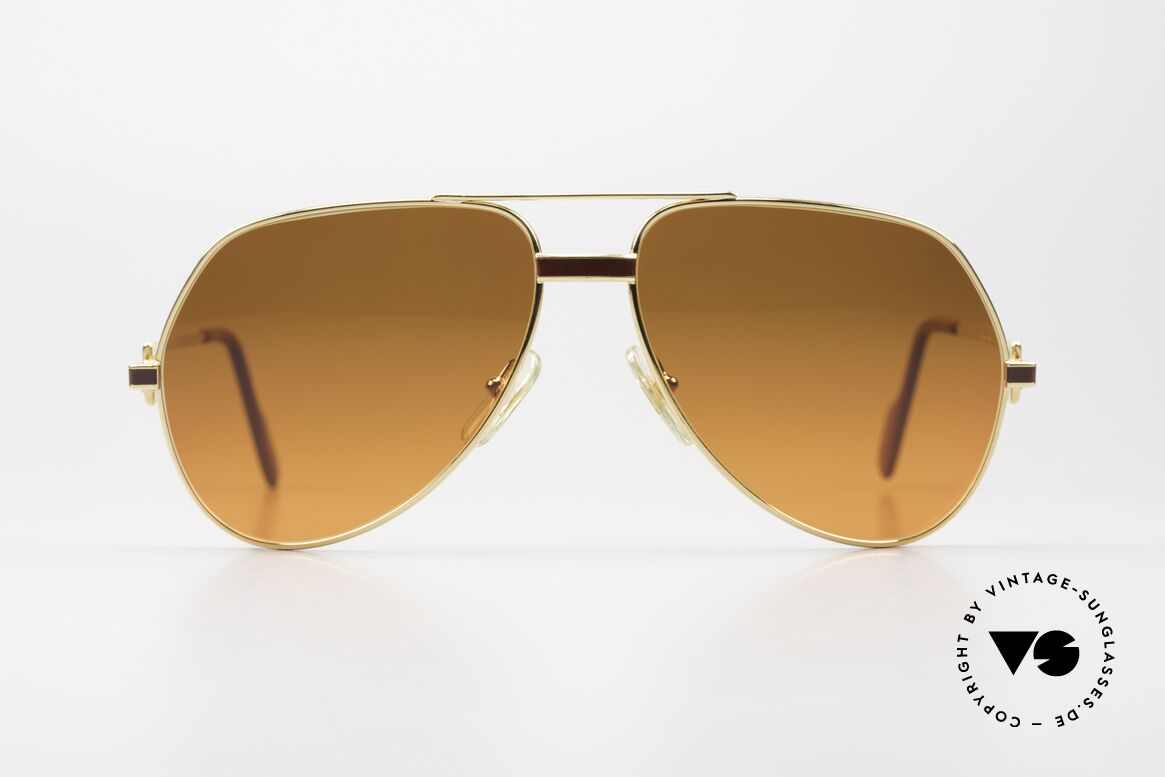 Cartier Vendome Laque - M Luxury Sunglasses Aviator, mod. "Vendome" was launched in 1983 & made till 1997, Made for Men and Women