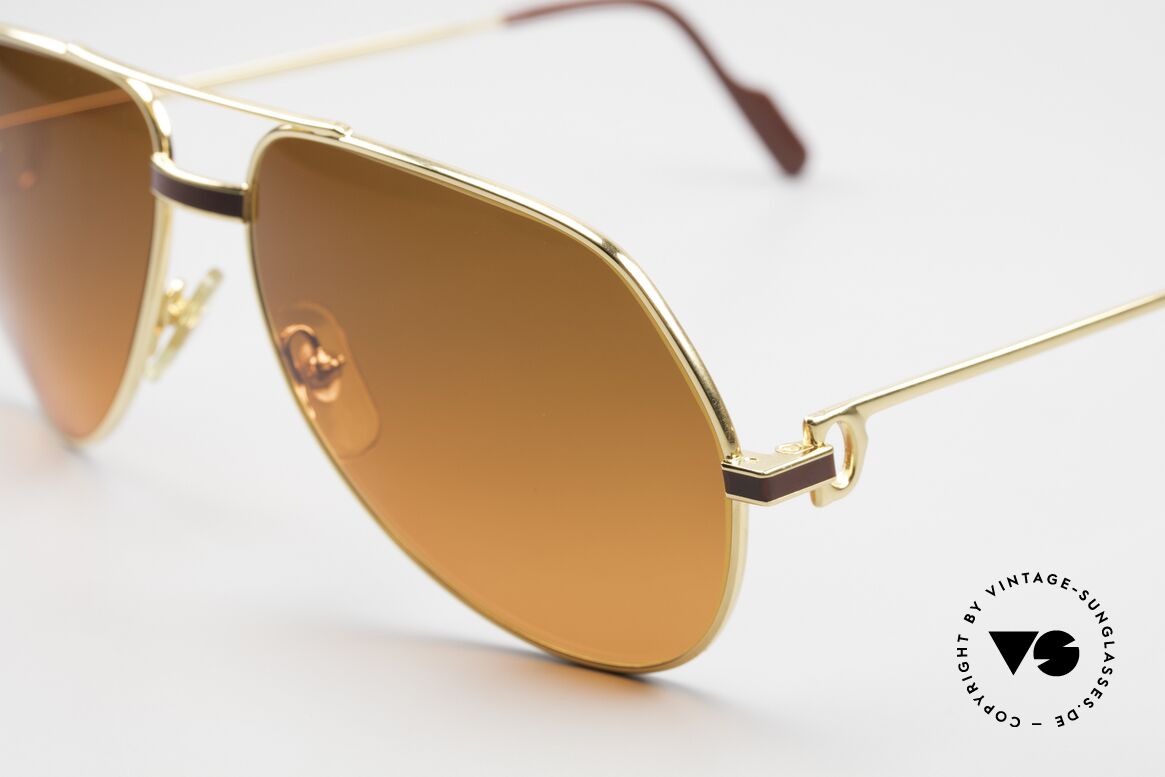 Cartier Vendome Laque - M Luxury Sunglasses Aviator, with extremely RARE customized sun lenses (100% UV), Made for Men and Women