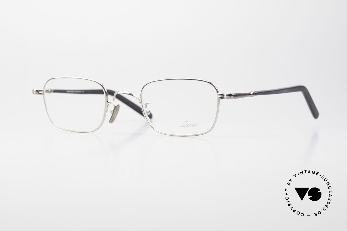 Lunor VA 109 Classic Men's Glasses PP AS, LUNOR: honest craftsmanship with attention to details, Made for Men