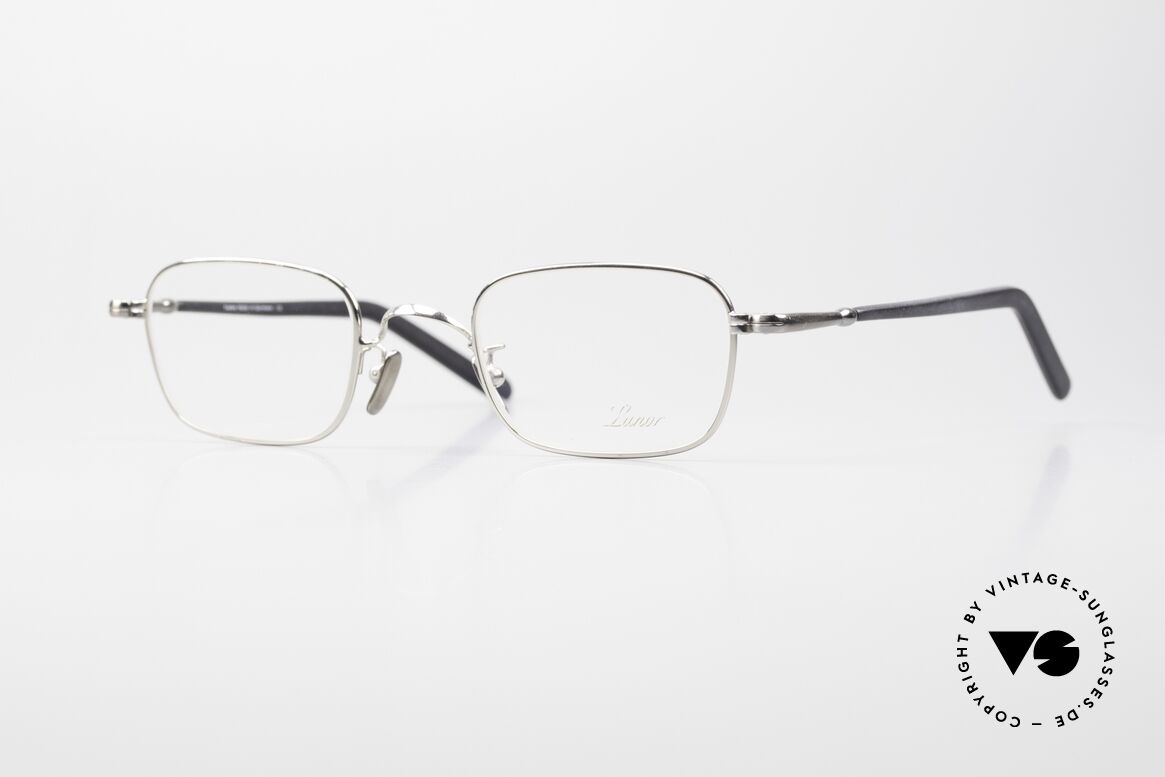 Lunor VA 109 Classic Men's Eyeglasses PP AS, LUNOR: honest craftsmanship with attention to details, Made for Men