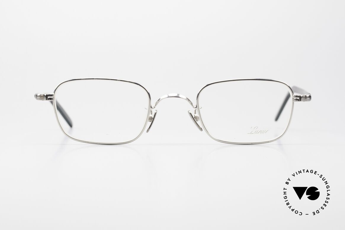 Lunor VA 109 Classic Men's Eyeglasses PP AS, without ostentatious logos (but in a timeless elegance), Made for Men