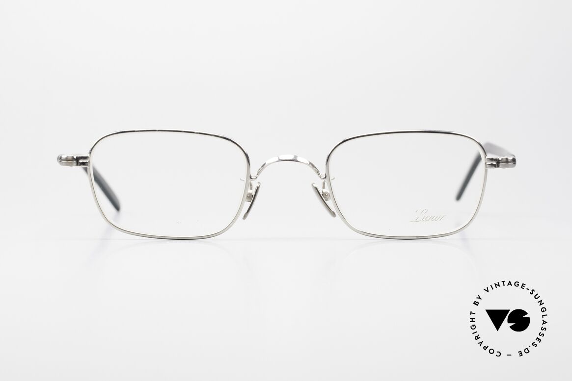 Lunor VA 109 Classic Men's Glasses PP AS, without ostentatious logos (but in a timeless elegance), Made for Men