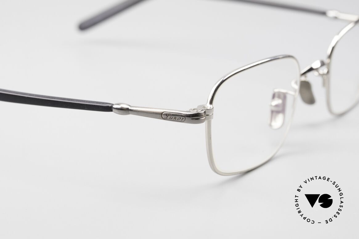 Lunor VA 109 Classic Men's Glasses PP AS, PP (platinum plated) front & AS (antique silver) hinges, Made for Men