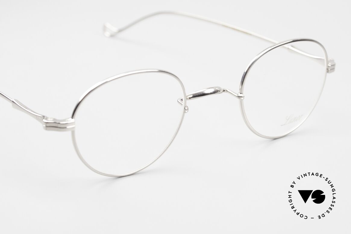 Lunor II 22 Metal Glasses Platinum Plated, unworn RARITY for all lovers of quality from app. 1998, Made for Men and Women