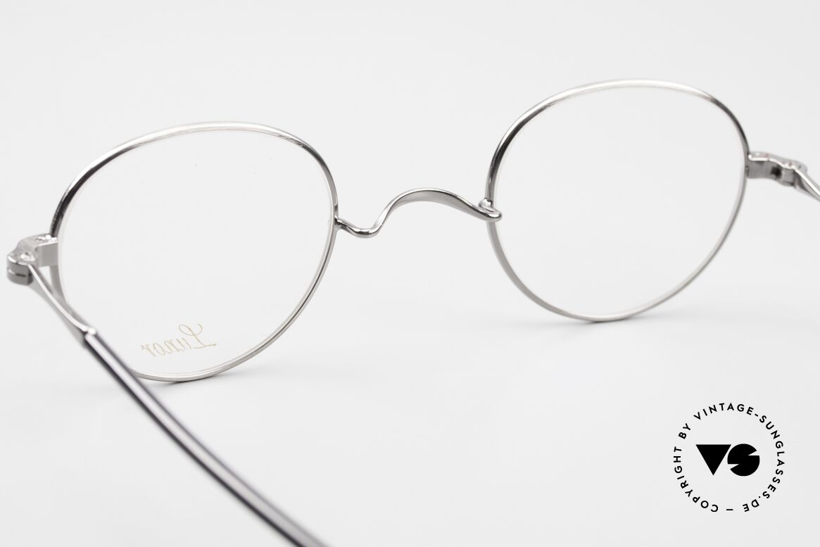 Lunor II A 22 Round Specs Antique Silver AS, full rimmed frame can be glazed with lenses of any kind, Made for Men and Women