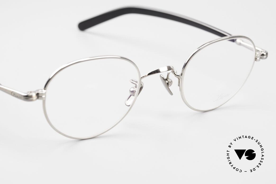 Lunor VA 108 Round Panto Eyeglasses PP AS, top-notch craftsmanship & timeless design, size 46/24, Made for Men and Women