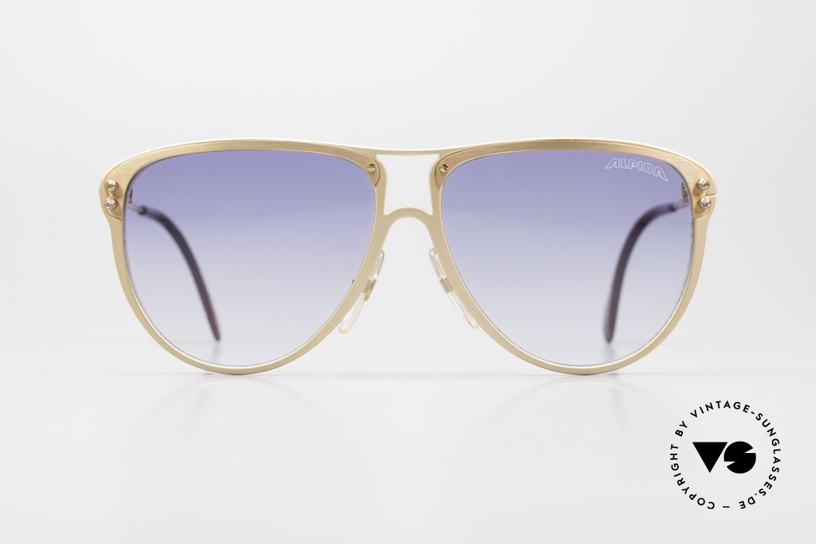 Alpina M3 Rhinestone Sunglasses Ladies, unusual shape of glasses - something different!, Made for Women