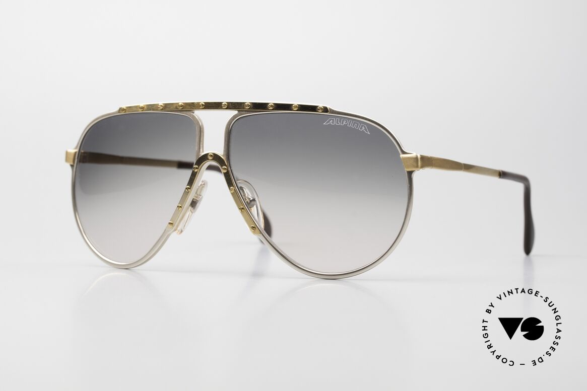 Alpina M1 80s Iconic Vintage Sunglasses, iconic Alpina M1 sunglasses in size 60°12 from 1987, Made for Men and Women