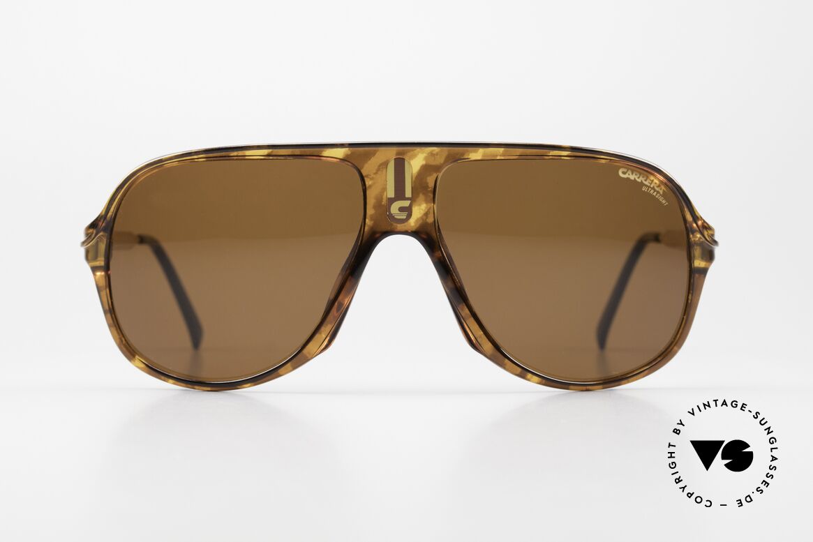Carrera 5547 Dark Ultrasight Sun Lenses, incredibly rare Carrera vintage sunglasses from 1986, Made for Men