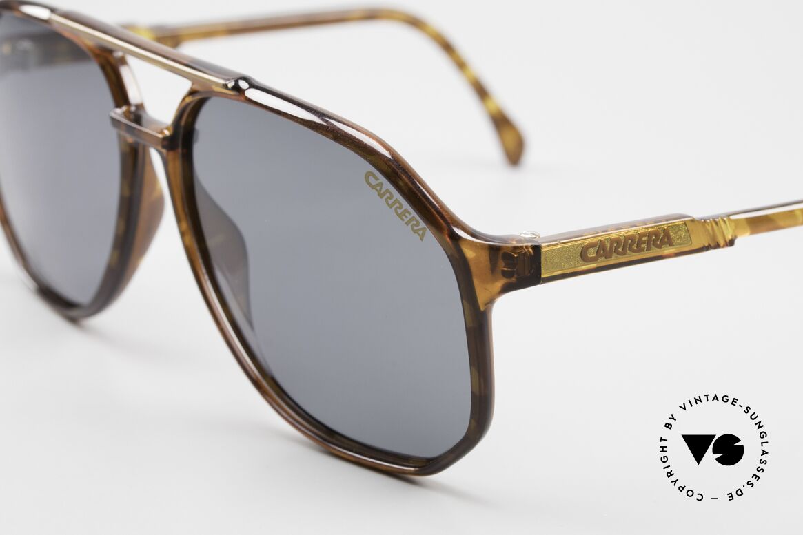 Carrera 5406 80's Optyl Sunglasses Polarized, square-cut Aviator design - TRUE VINTAGE, Made for Men