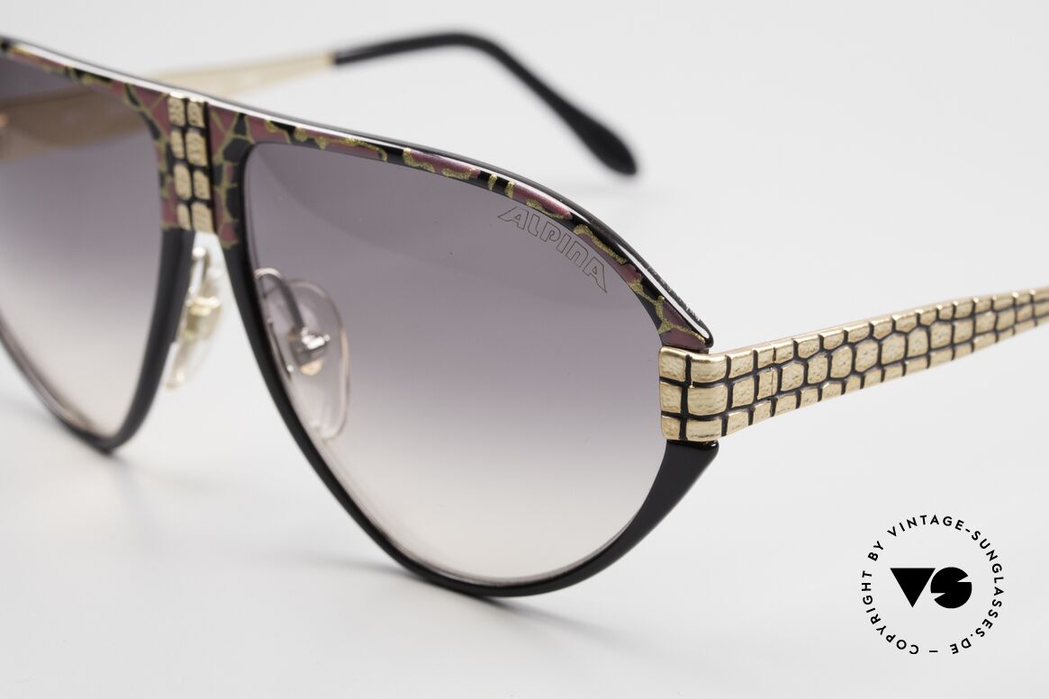 Alpina MC1 Monte Carlo Sunglasses 80's, high quality decorations and 22ct GOLD PLATED, Made for Men and Women