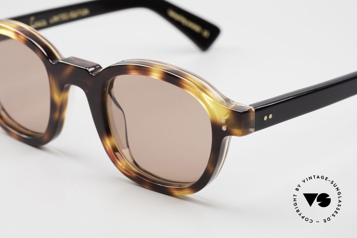 Lesca Brut Panto 8mm Upcycling Acetate Collection, same materials, same sizes, same shapes and qualities, Made for Men and Women