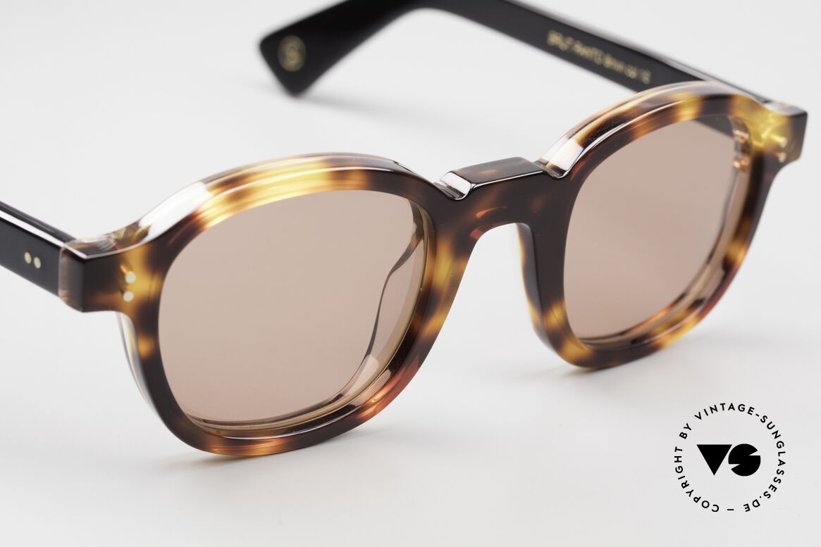 Lesca Brut Panto 8mm Upcycling Acetate Collection, limited, since vintage acetate is only a little available, Made for Men and Women