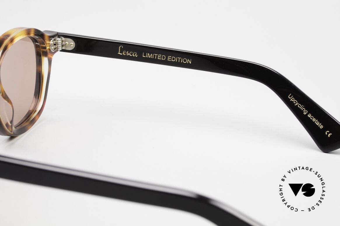 Lesca Brut Panto 8mm Upcycling Acetate Collection, model: BRUT PANTO 8mm col. 16, LIMITED EDITION, Made for Men and Women