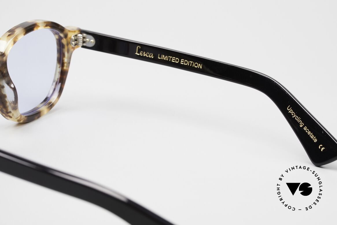 Lesca Brut Panto 8mm Collection Upcycling Acetate, Size: medium, Made for Men and Women