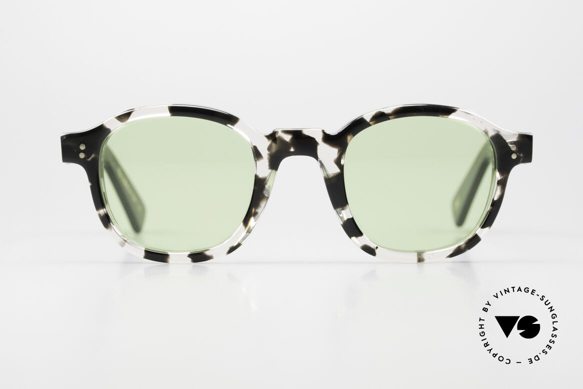 Lesca Brut Panto 8mm Limited Edition Collection, new LESCA Lunetier sunglasses in old vintage acetate, Made for Men and Women