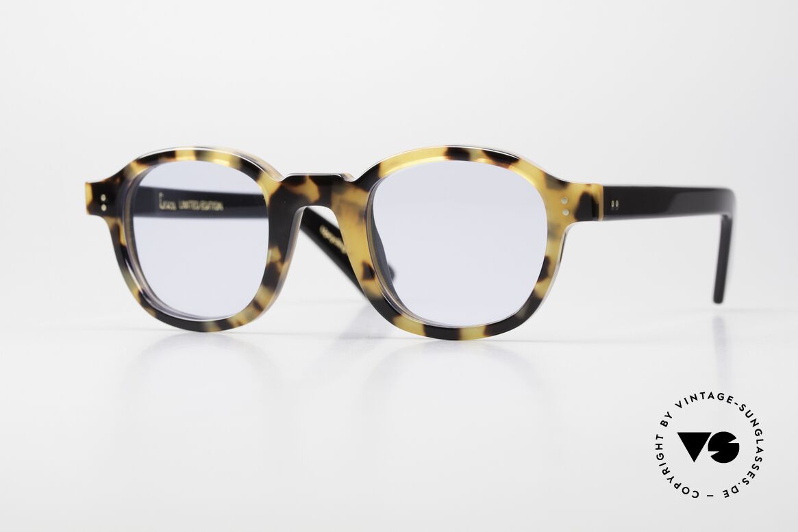 Lesca Brut Panto 8mm Limited Acetate Collection, Lesca BRUT PANTO 8mm col. 17, LIMITED EDITION, Made for Men and Women