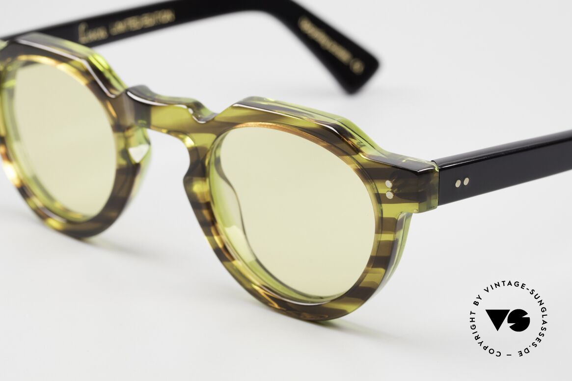 Lesca Crown Panto 8mm Collection Upcycling Acetate, Lesca has reproduced its 60's/70's models identically, Made for Men and Women