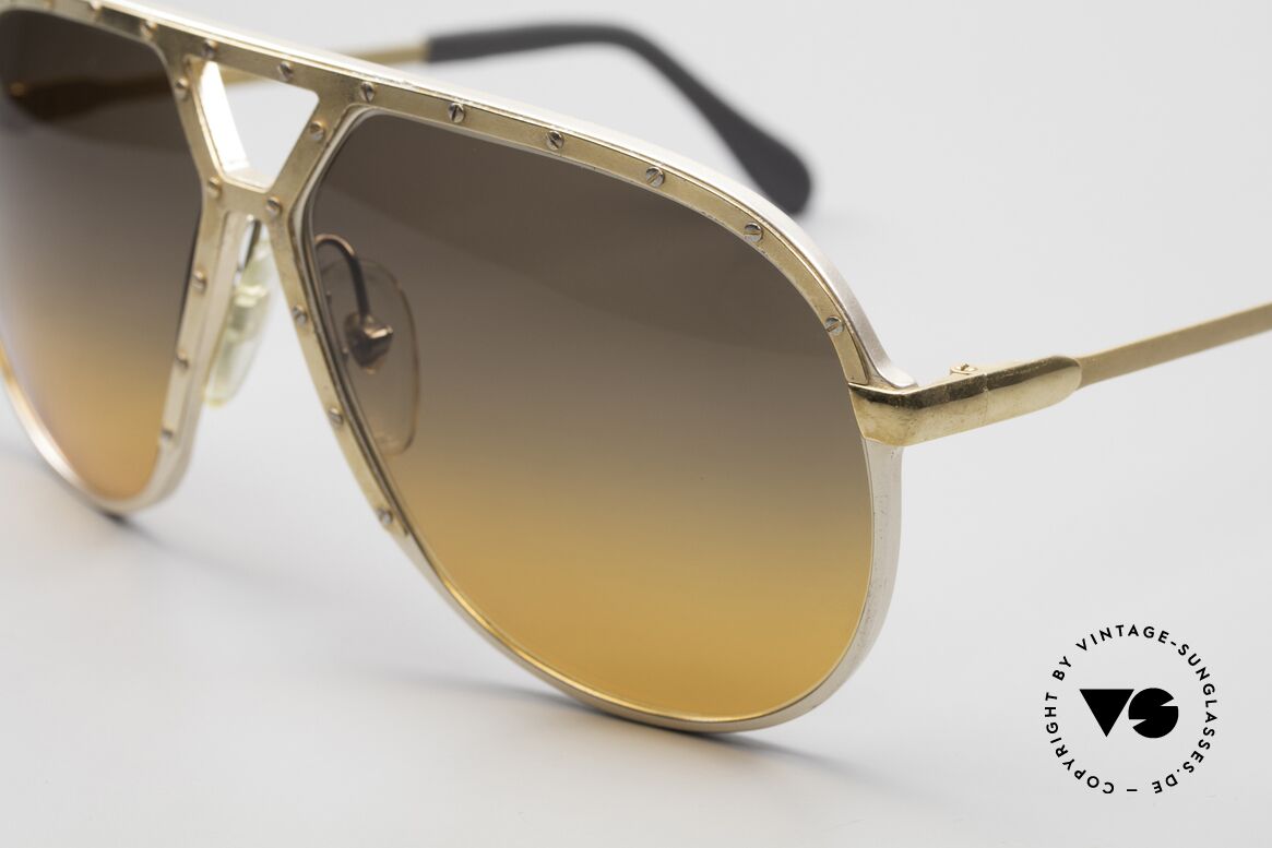 Alpina M1 Iconic Large Sunglasses 80's, professionally refurbished; new lenses (100% UV), Made for Men