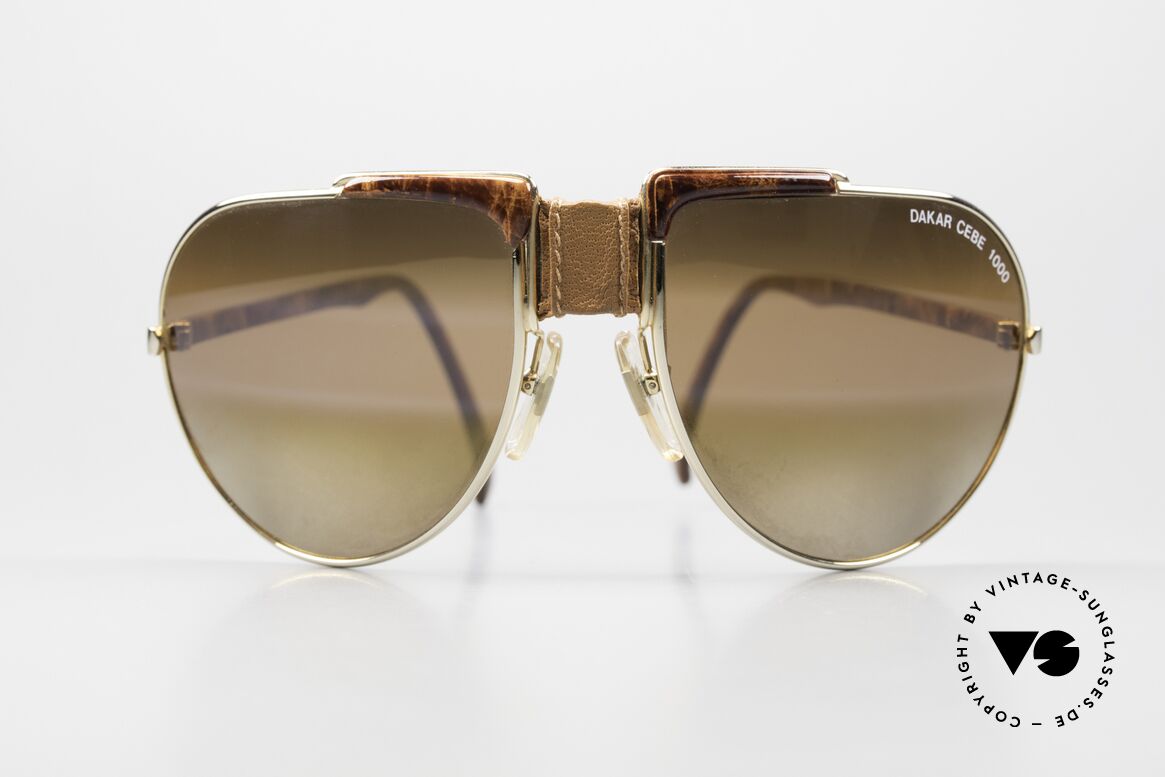 Cebe Dakar 1000 Original 80's Rallye Sunglasses, vintage Cebe sports shades - made for extreme purpose, Made for Men
