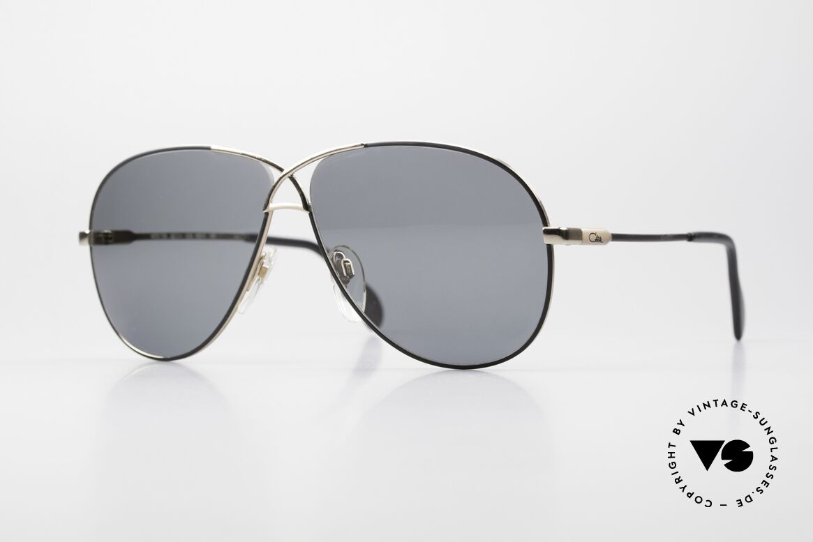 Cazal 728 80's Aviator Sunglasses Large, legendary aviator design from the 80's by Cazal, Made for Men