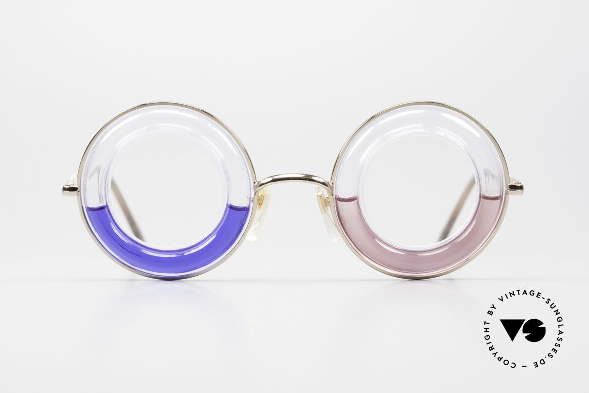 Lamy Sidonie Flowing Liquid Glasses Crazy, with two different liquids in the front rings, Made for Men and Women
