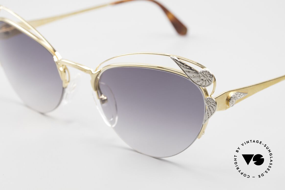 Essilor 812 Nautilus Ladies 80's Sunglasses, unbelievable craftsmanship (GOLD-PLATED metal frame), Made for Women
