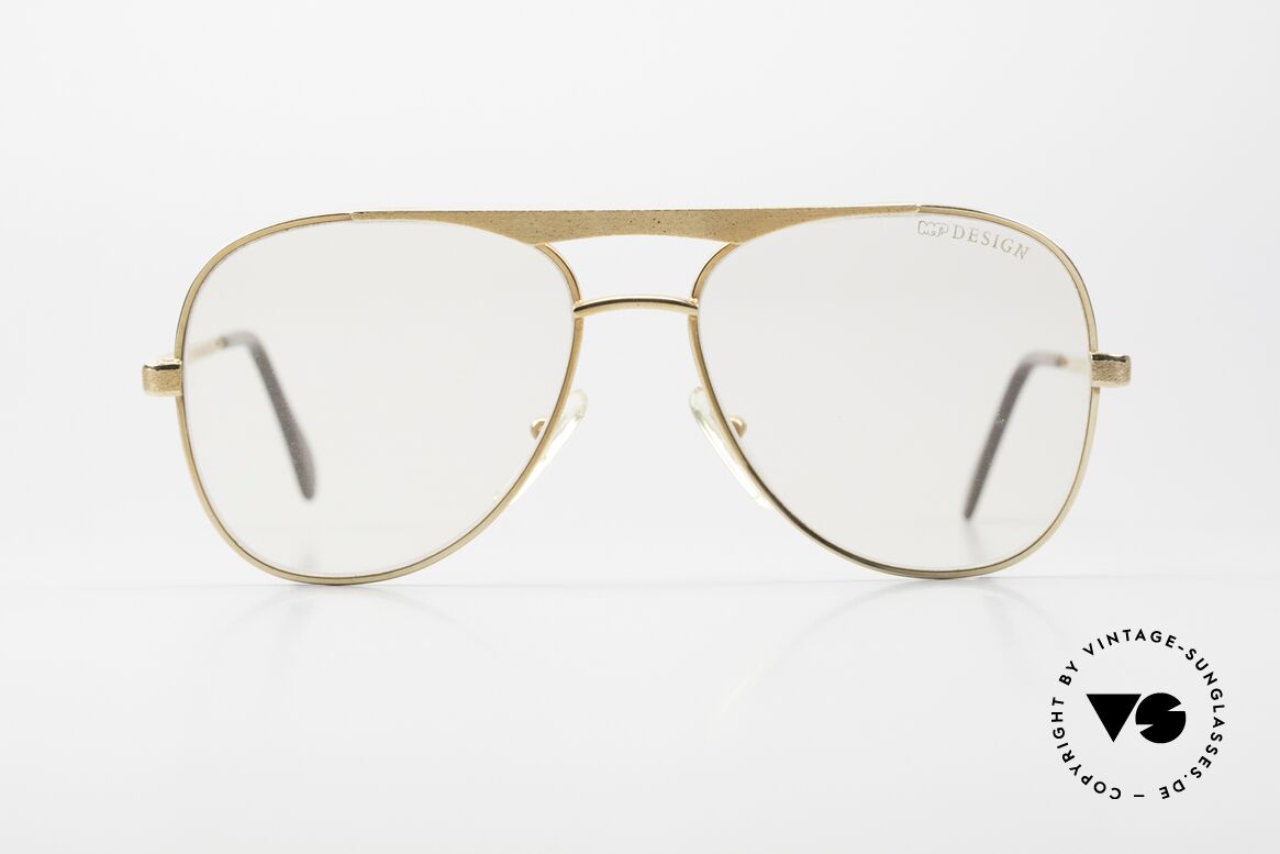 Michael Pfeiffer 601 Gold Filled Frame Changeable, old 80's gold-doublé sunglasses from West Germany, Made for Men