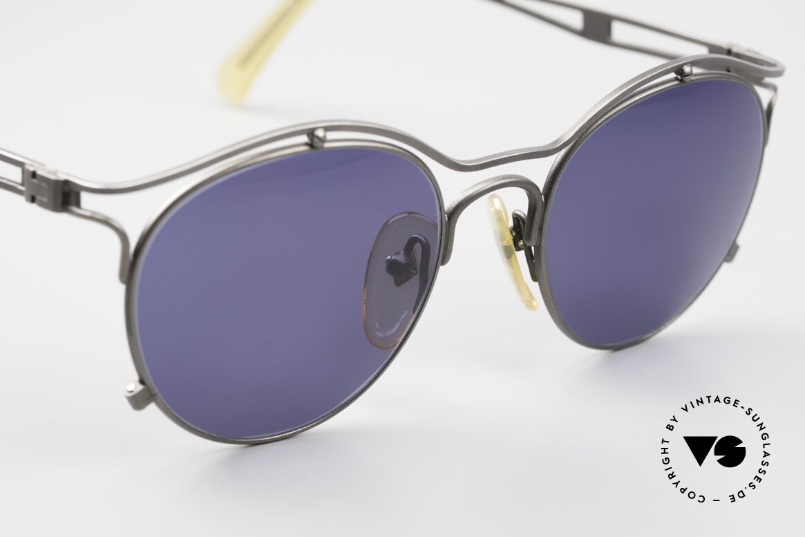 Jean Paul Gaultier 56-2174 Panto Style 90's Sunglasses, never worn, NOS (like all our rare vintage sunglasses), Made for Men and Women