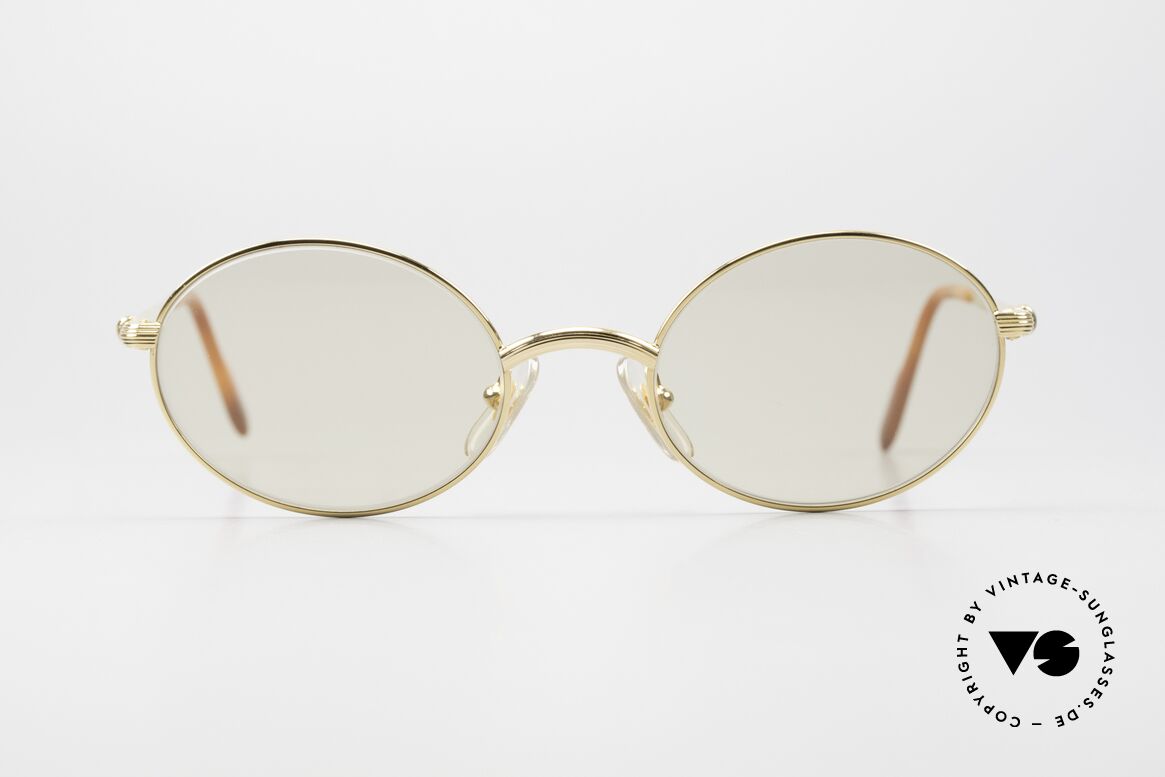 Cartier Sorbonne Oval Luxury Sunglasses 90's, precious & timeless design; Medium size 51°20, 135, Made for Men and Women