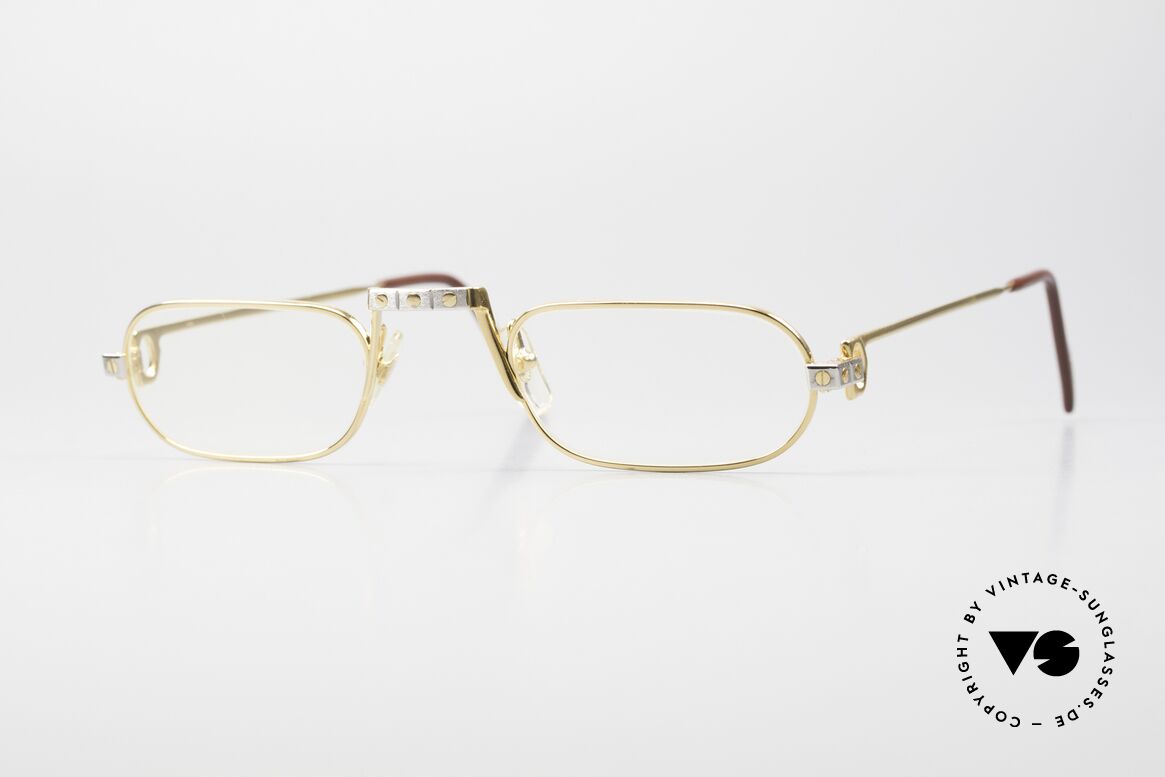 Cartier Demi Lune Santos Limited Luxury Reading Glasses, Demi Lune = the world famous reading glasses by CARTIER, Made for Men