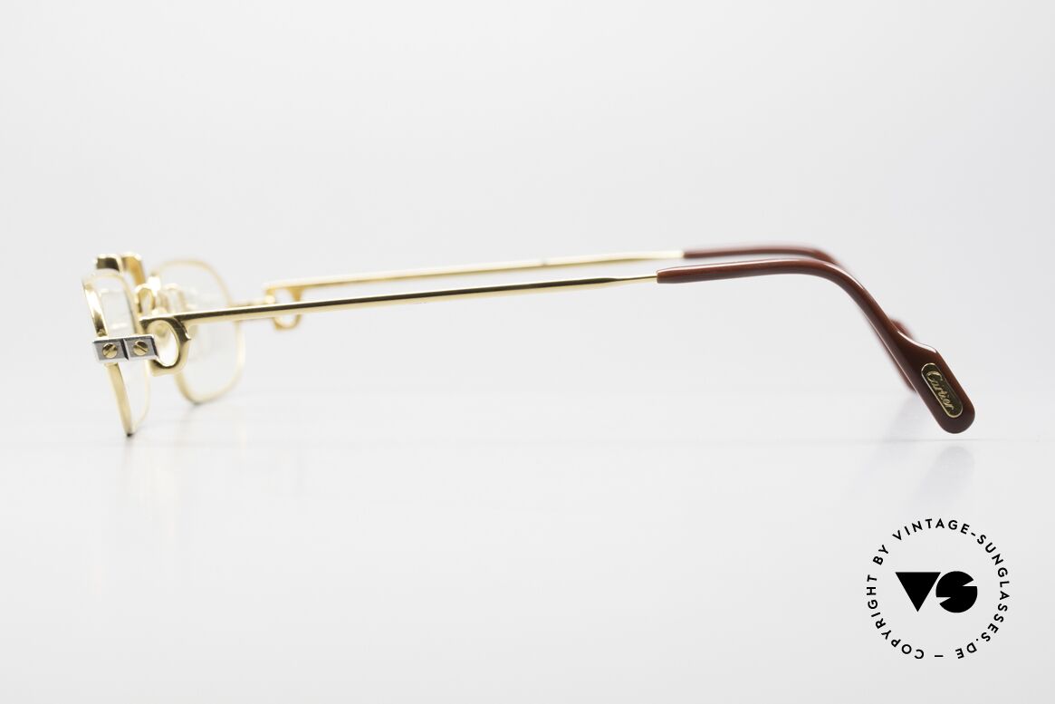 Cartier Demi Lune Santos Limited Luxury Reading Glasses, 2. hand but in great vintage condition (only one tiny chip), Made for Men
