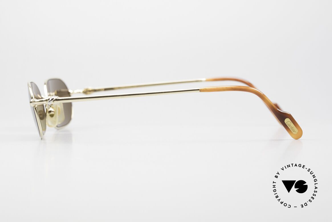 Cartier Orfy - M 90's Luxury Sunglasses Square, 2nd hand, but in mint condition incl. box by CARTIER, Made for Men and Women