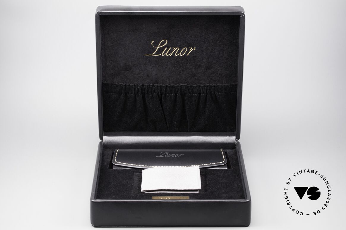 Lunor Leather Case Black With Presentation Or Gift Box, genuine leather Lunor case; very noble and high quality, Made for Men and Women