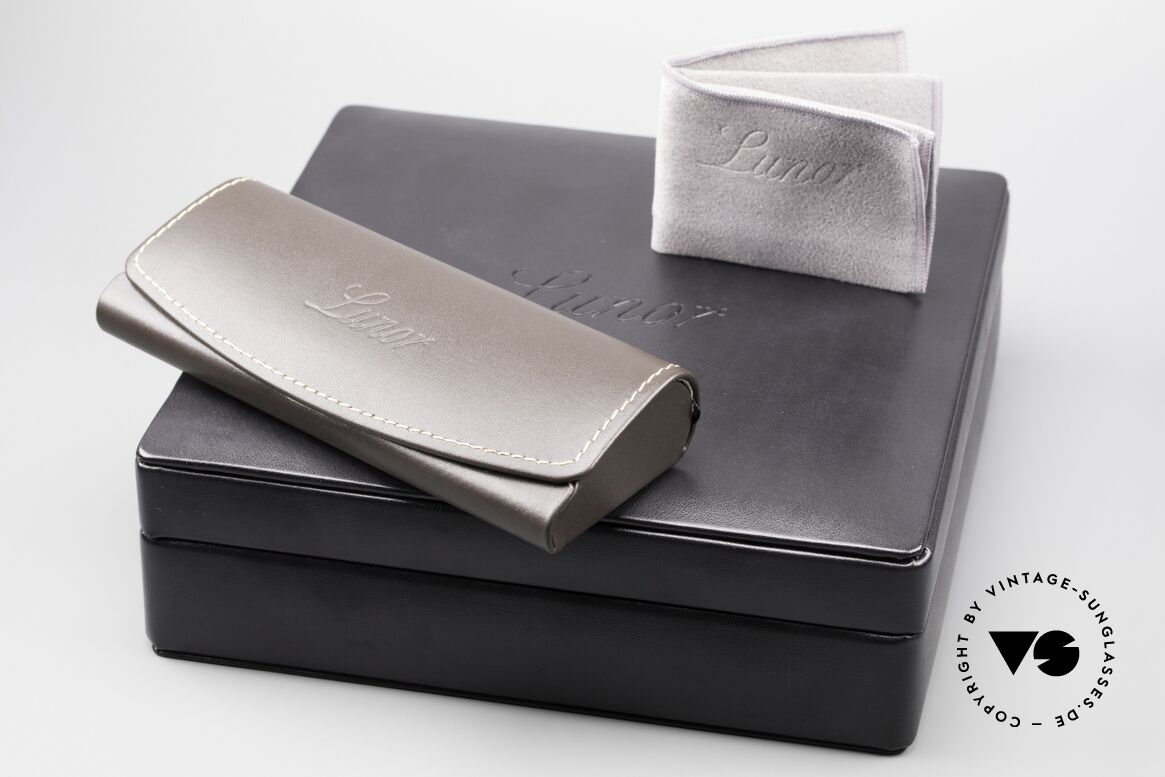 Lunor Leather Case Brown With Gift Or Presentation Box, PLEASE ASK BEFORE IF YOU ARE NOT SURE OF THE SIZE, Made for Men and Women