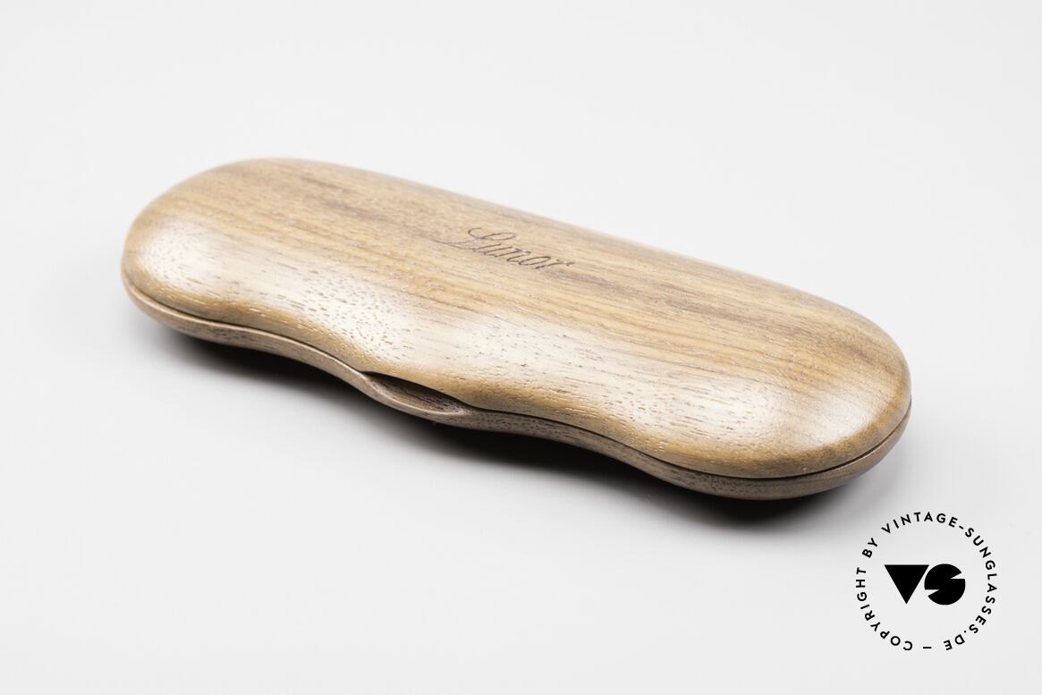 Lunor Wooden Folding Case - A Solid Wood Case Nut In Size A, LUNOR wooden case, folding case, solid wood (Nut), Made for Men and Women