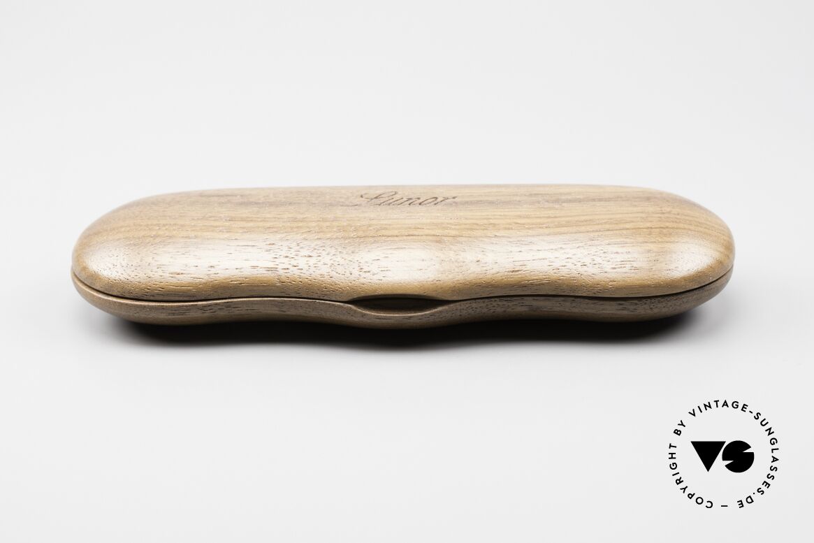 Lunor Wooden Folding Case - A Solid Wood Case Nut In Size A, size "A" = is the SMALLEST size of the folding cases!, Made for Men and Women